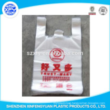 Transparent Plastic Vest Or T-Shirt Shopping Bags